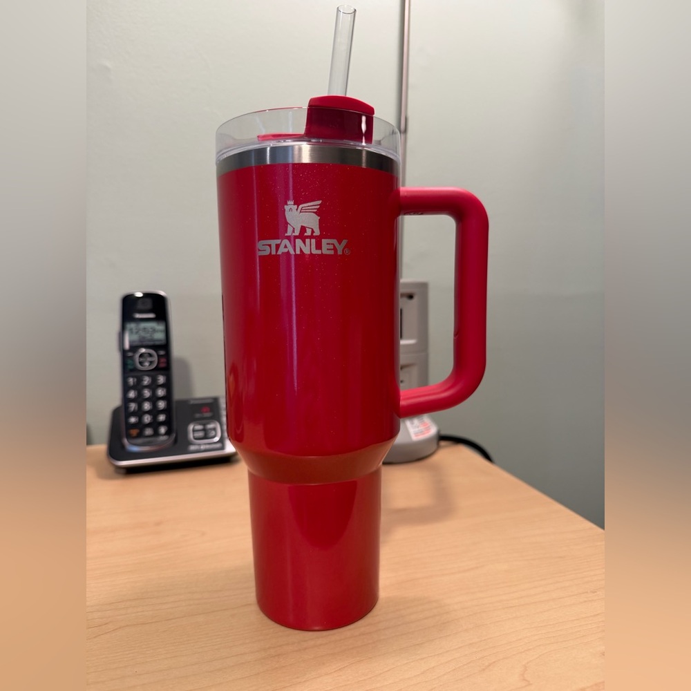 Stanley Red Delicious Shimmer 40oz Tumbler